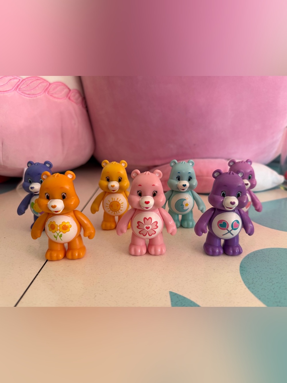 Just Play TCFC Care Bears Set of 7 3”